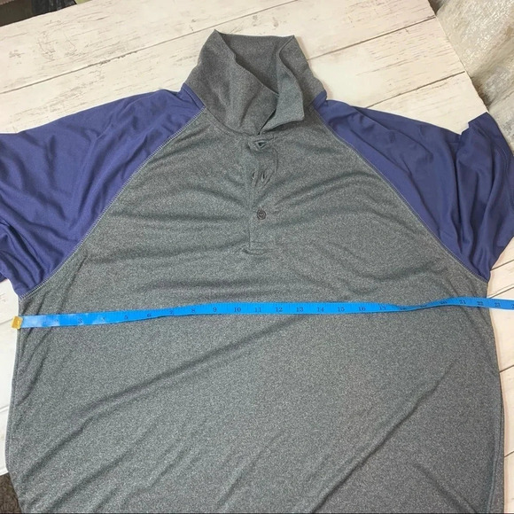 Alo Polo Collar Casual Two Tone Short Sleeve - Picture 11 of 12